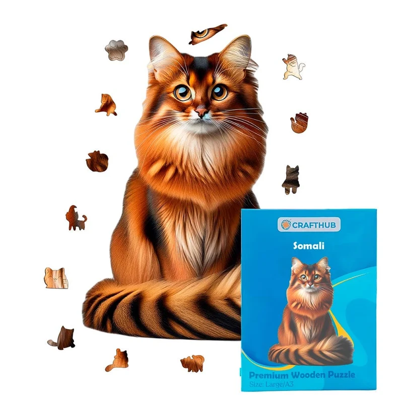 Somali katt - pussel