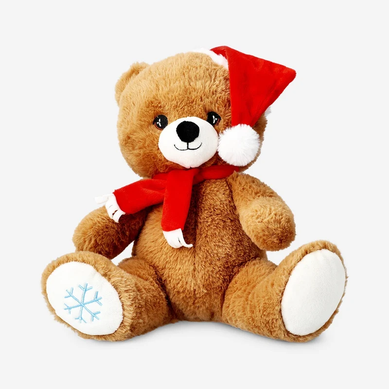 Plush toy - Teddy with Santa hat
