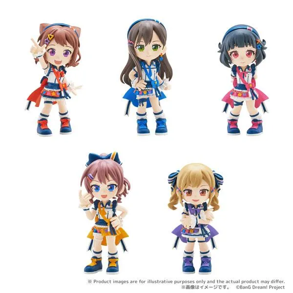 PalVerse BanG Dream! Poppin' Party – Box med 6 siffror [Bushiroad Creative]