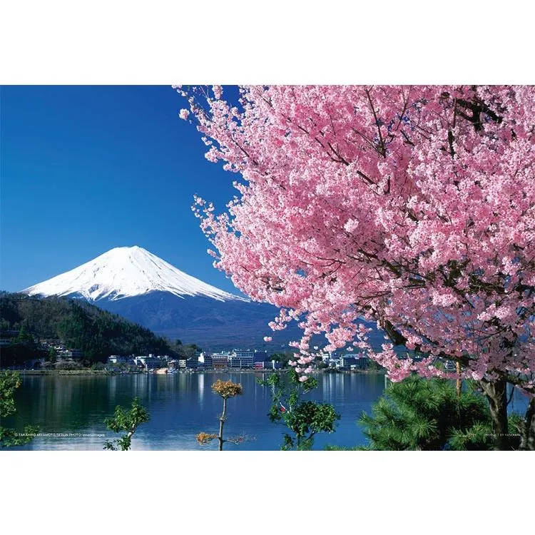 Pussel Körsbärsblommor och berget Fuji Yamanashi 108 bitar YAM-01-2068 YANOMAN