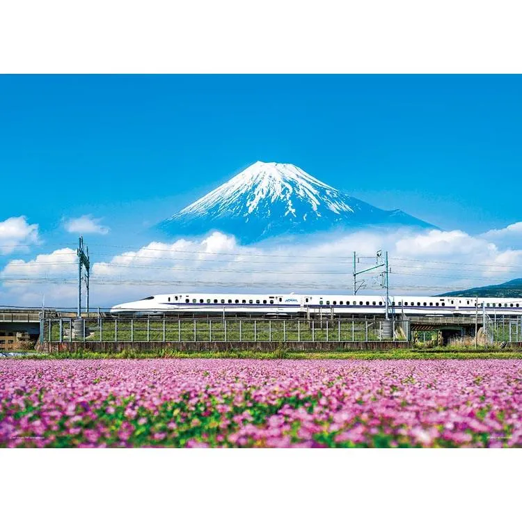 Pussel Lotusblommor och berget Fuji Shizuoka 500 bitar YAM-05-1016 YANOMAN