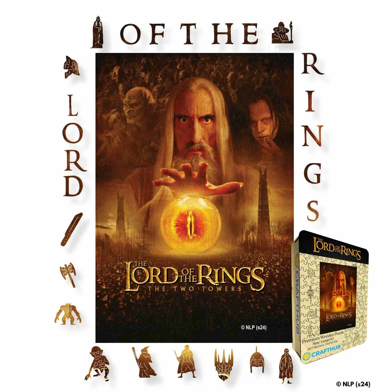 Saruman och de två tornen - Träpussel