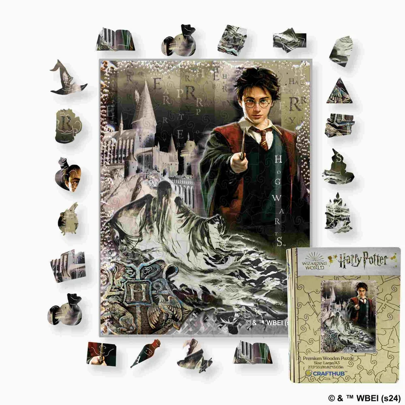 Harry Potter magiskt äventyr träpussel