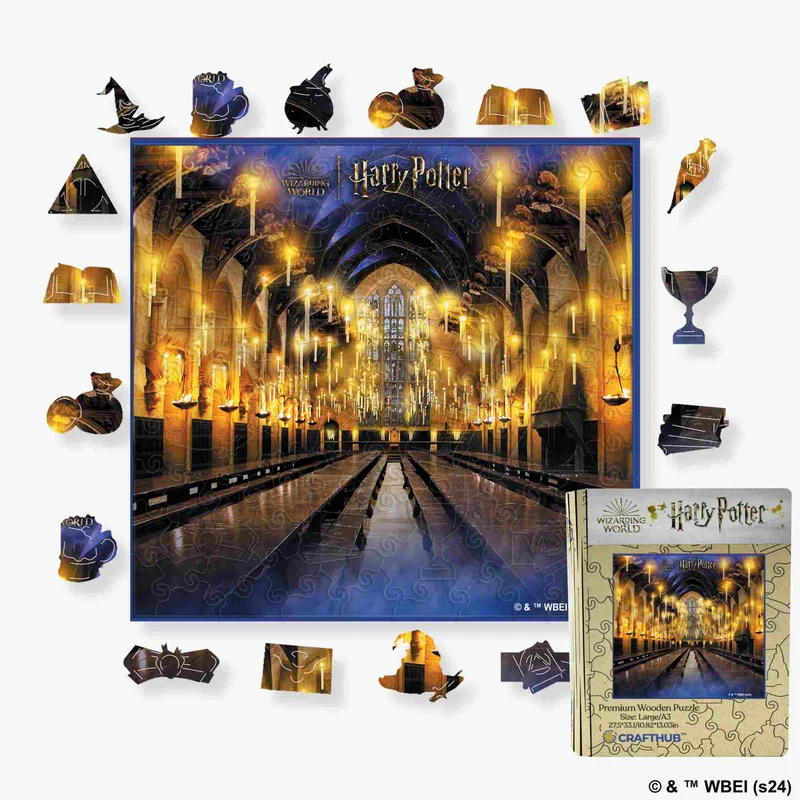 Harry Potter - den stora salen träpussel