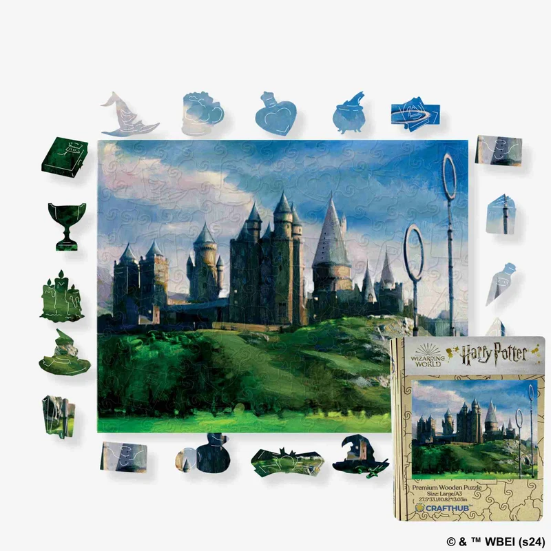 Harry Potter Quidditch-mästare - pussel i trä