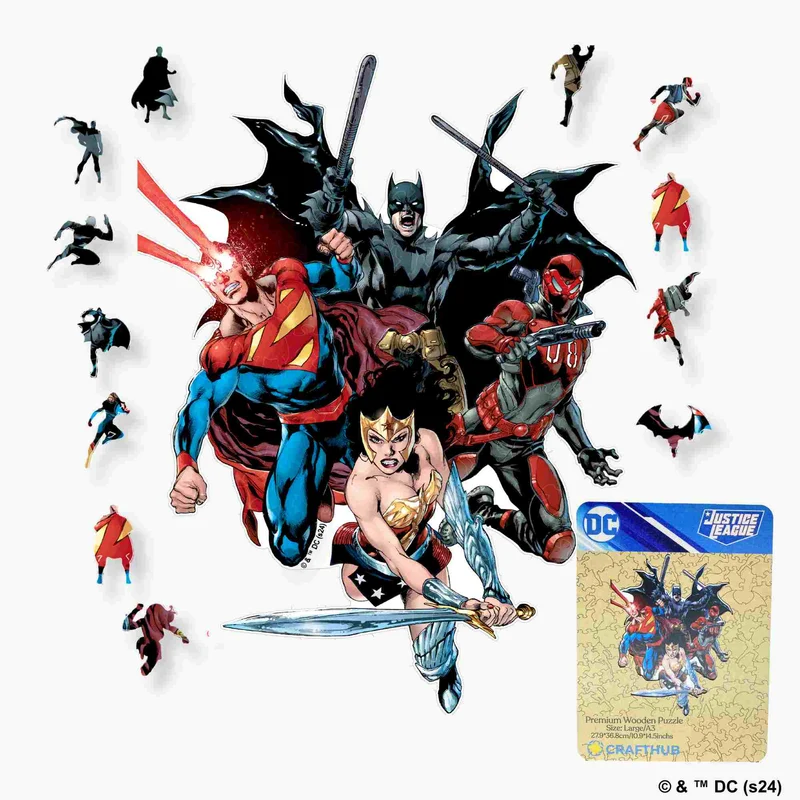 Justice League träpussel