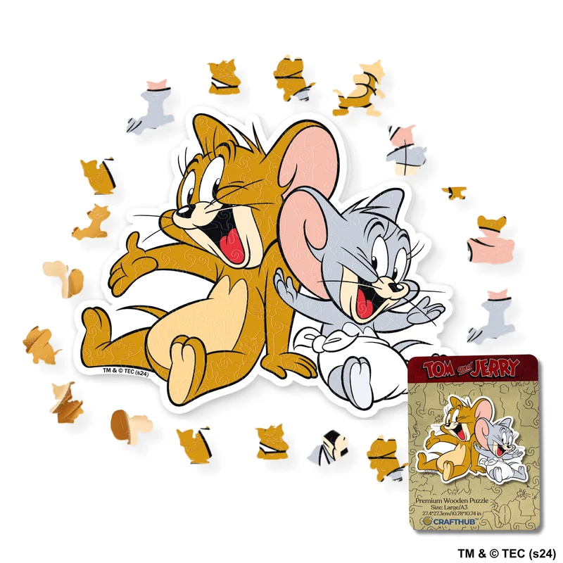 Jerry & Tuffy träpussel