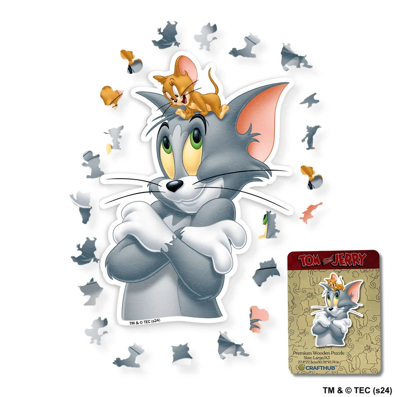 Tom & Jerry United träpussel
