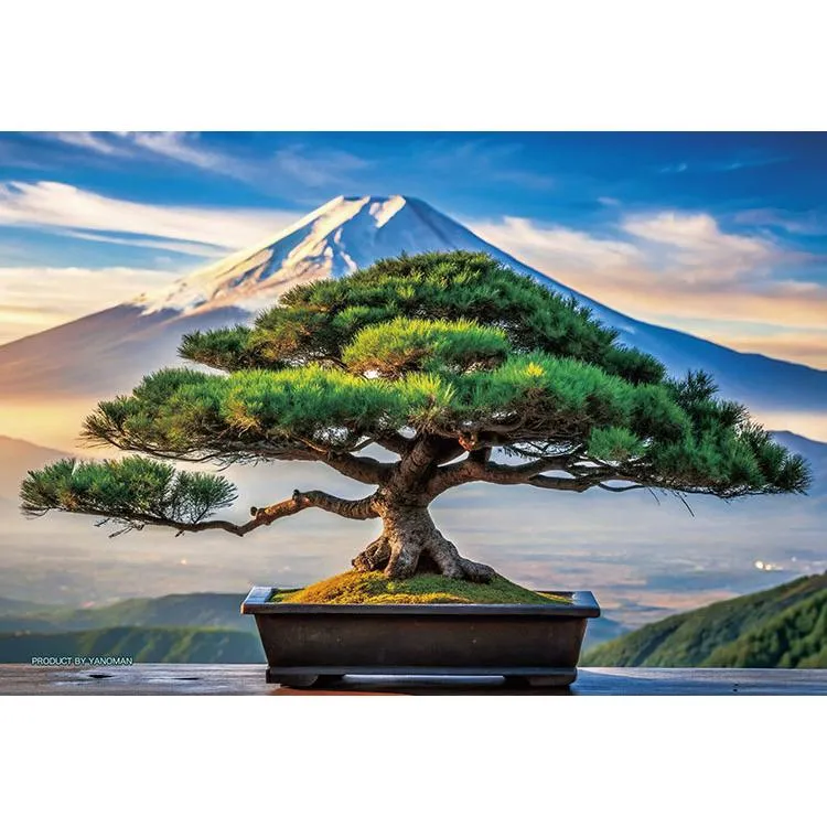 Pussel Bonsai-visning med berget Fuji 70 bitar YAM-97-313 YANOMAN
