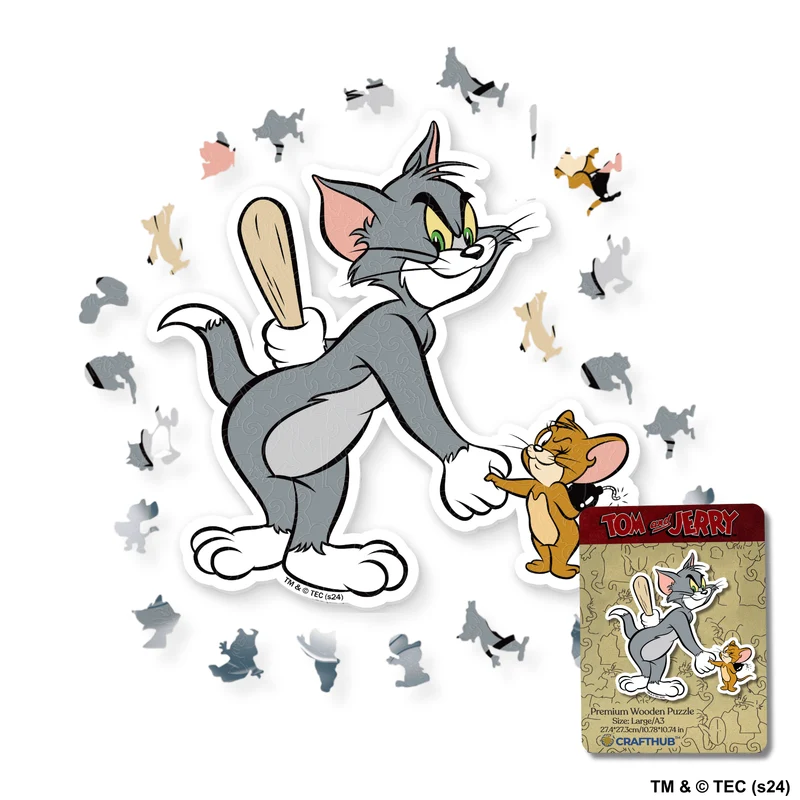 Tom & Jerry träpussel
