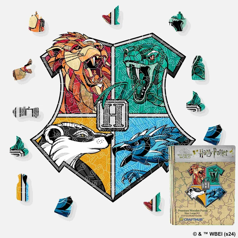 Harry Potter - Hogwarts husprides träpussel