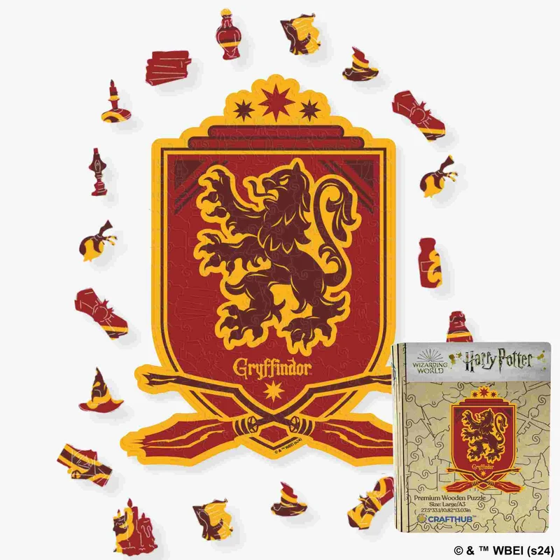 Harry Potter - Gryffindor Arv Vapen träpussel