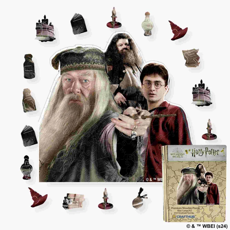 Harry Potter - De magiska väktarna träpussel