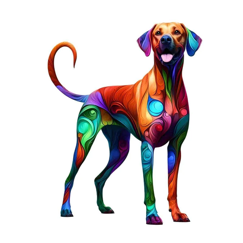 Rhodesian Ridgeback Hund - Pussel