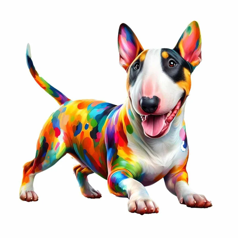 Engelsk Bull Terrier Hund - Pussel