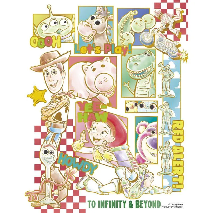 Pussel Färgglatt Guld / Toy Story Toy Story 300 Bitar YAM-42-116