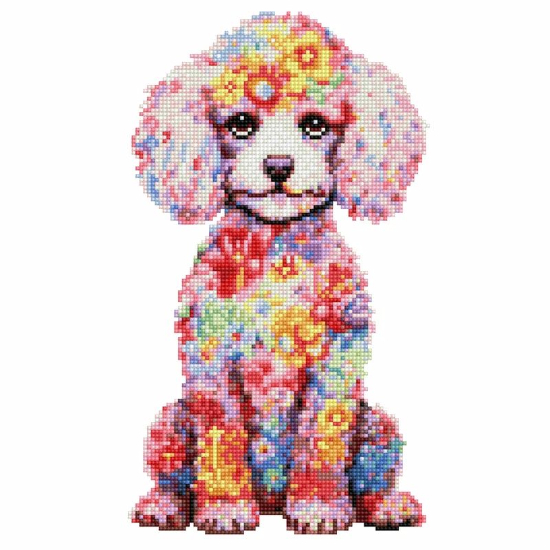 Pudel hund - Diamond Painting Kit