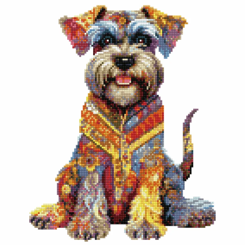 Schnauzerhund - Diamond Painting Kit