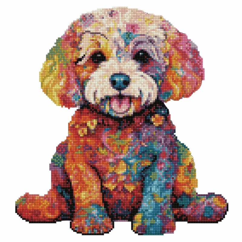 Bichon Frisé hund - Diamond Painting Kit