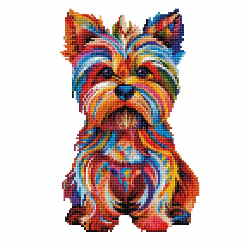 Yorkshireterrier / Yorkie - Diamond Painting Kit