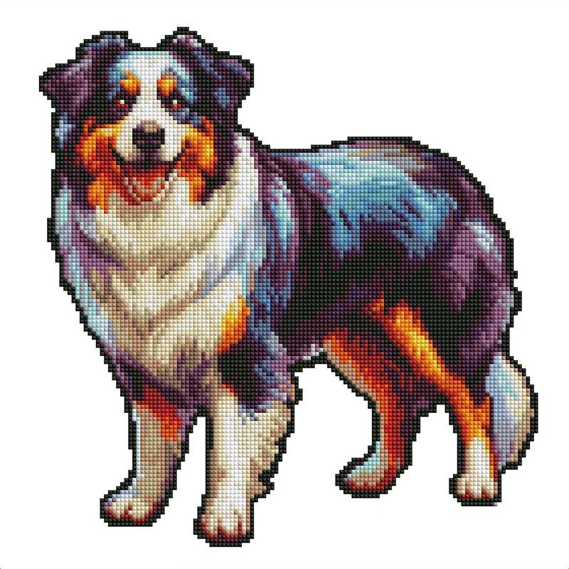 Australian Shepherd - Diamond Painting Kit