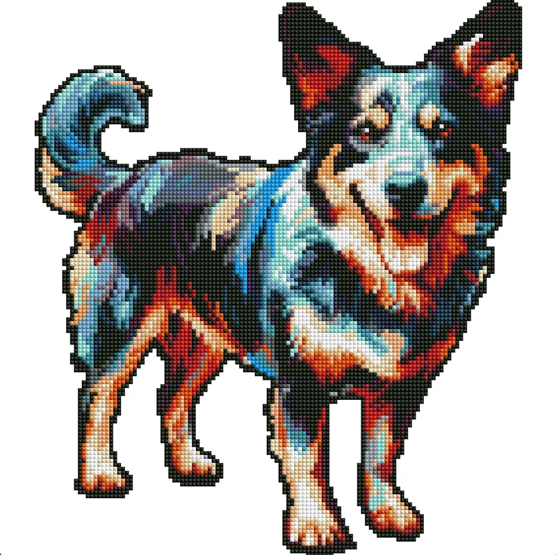 Australian cattle - Diamond Painting Kit