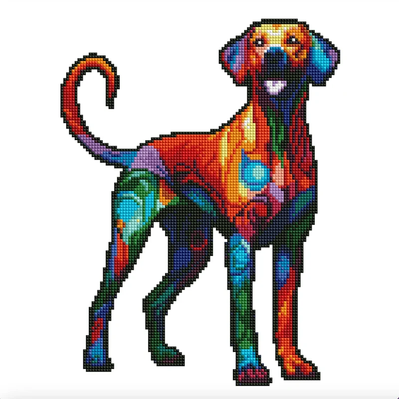 Rhodesian Ridgeback hund - Diamond Painting Kit