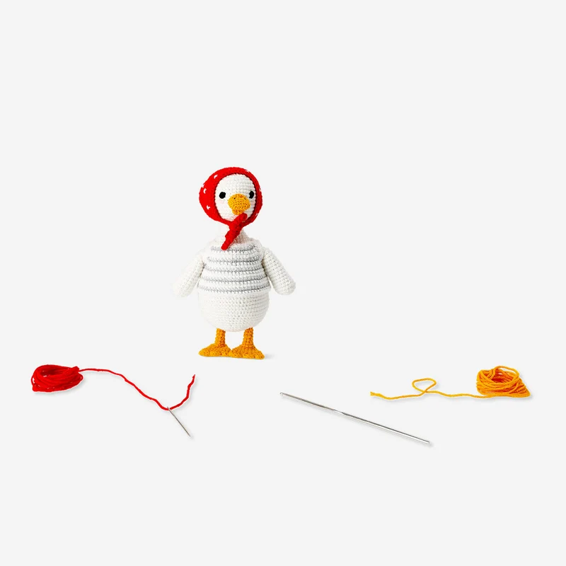 DIY crochet duck