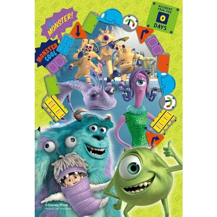 Pussel Lycka Ram - Monsters - Monsters, Inc. 70 Bitar YAM-97-265