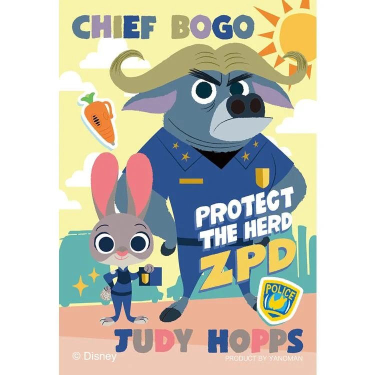 Pussel Judy & Chief Bogo Zootropolis 70 bitar YAM-70-56