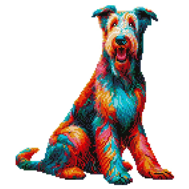 Irländsk varghund - Diamond Painting Kit