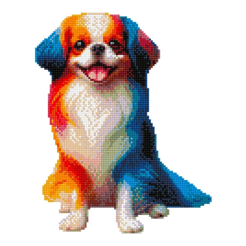 Japansk chinhund - Diamond Painting Kit