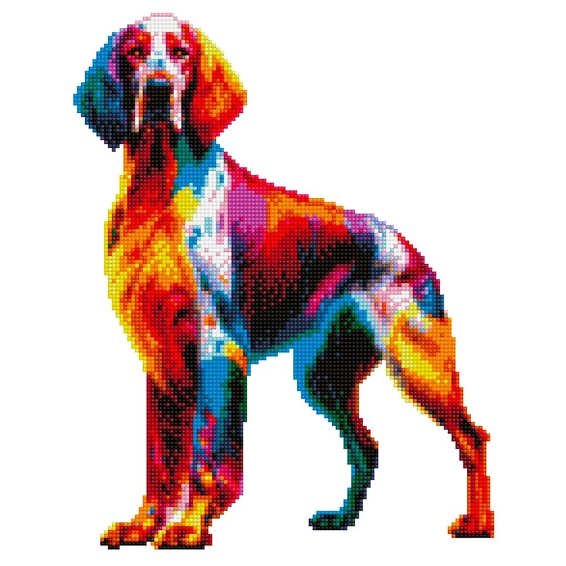 Engelsk setterhund - Diamond Painting Kit