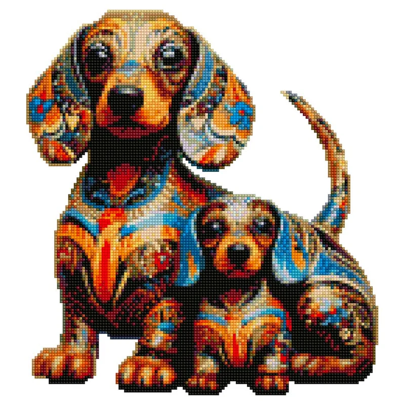 Taxfamilj - Diamond Painting Kit