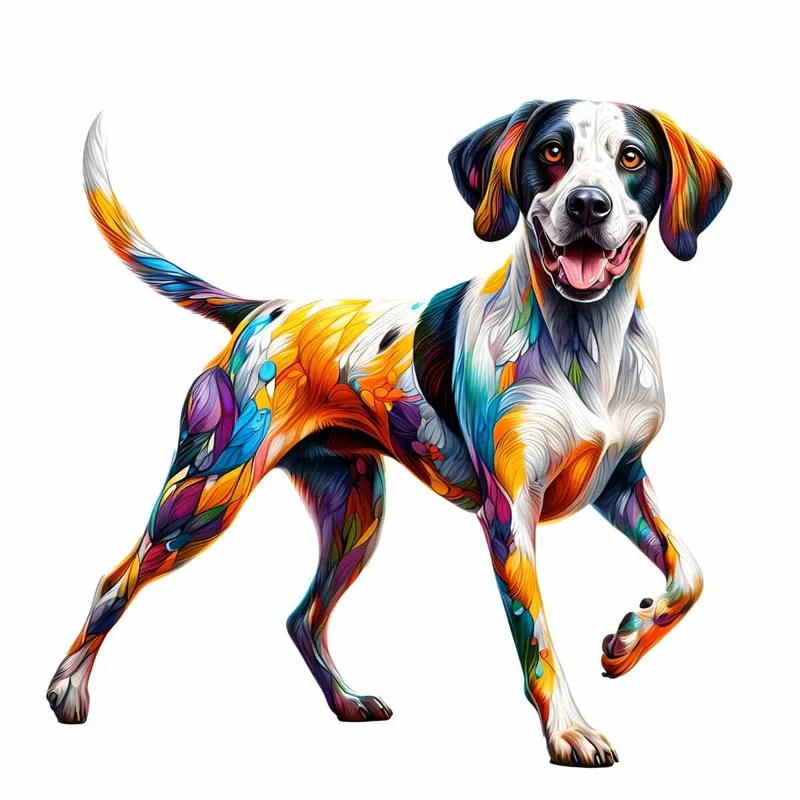 Pointer hund - pussel