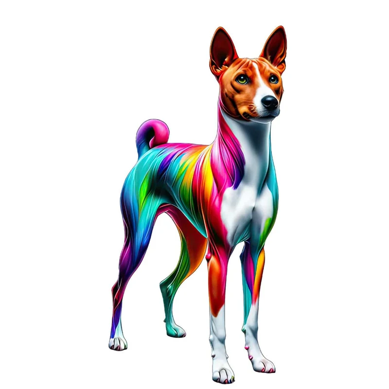 Basenji hund - pussel