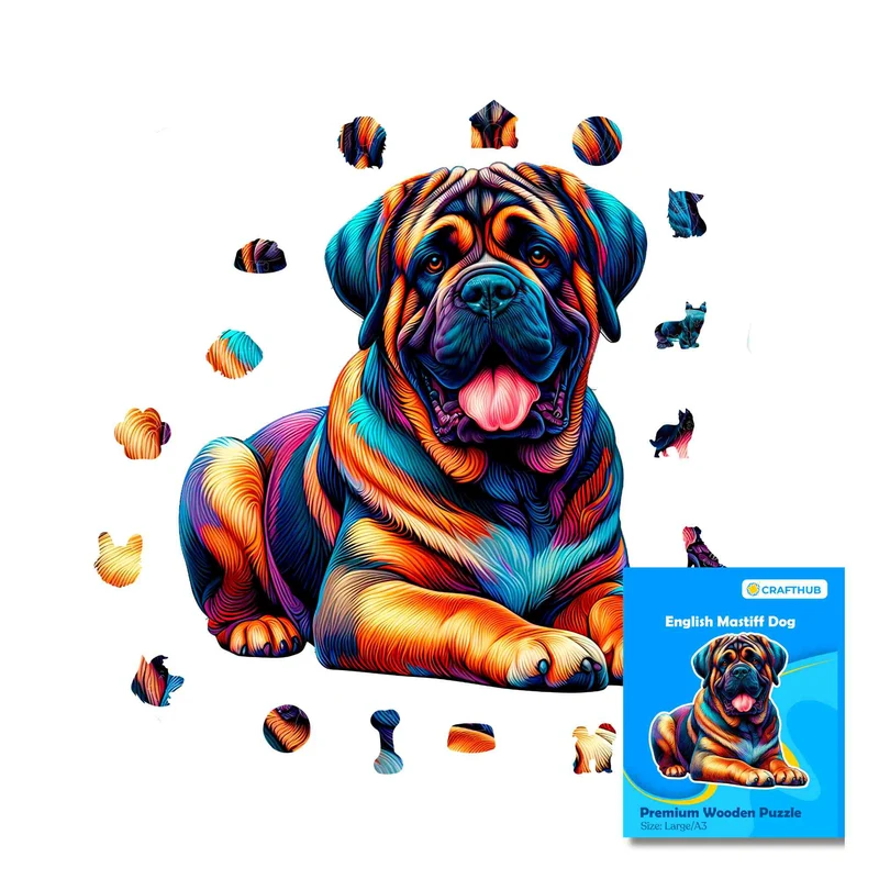 Mastiffhund - pussel