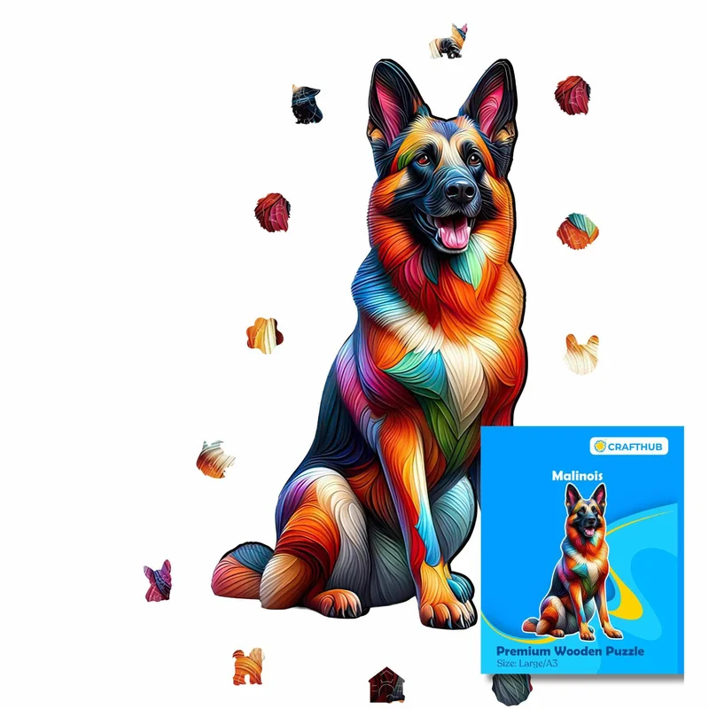 Belgisk vallhund - pussel