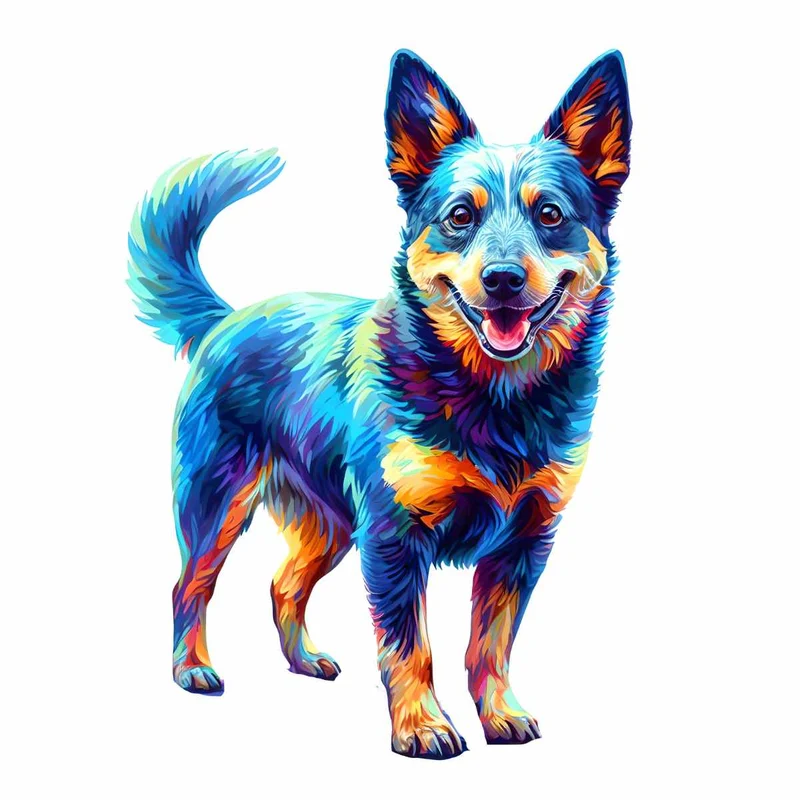 Blå heeler/australiensisk boskapshund - Pussel