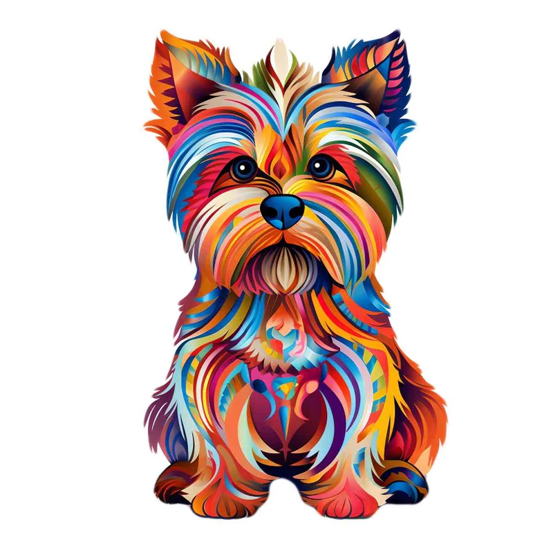Yorkshire Terrier Hund / Yorkie - Pussel