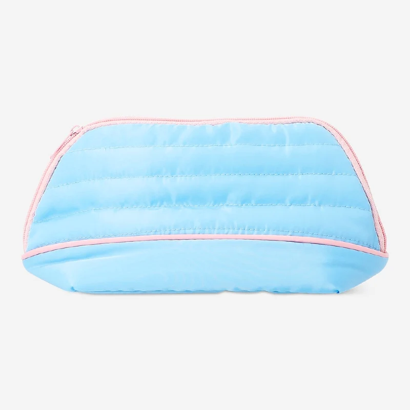 Blue cosmetic bag
