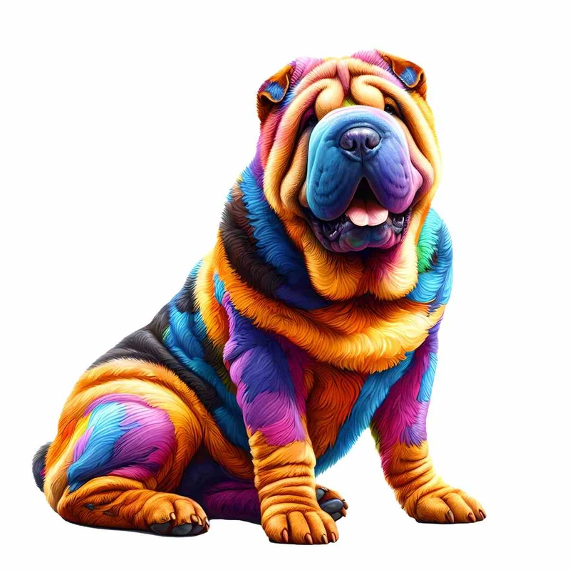 Shar Pei Hund - Pussel