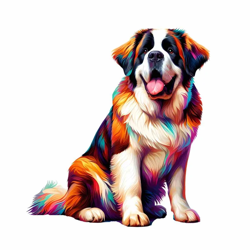 Sankt Bernhardshund - Pussel
