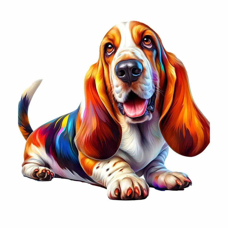 Basset Hound Hund - Pussel