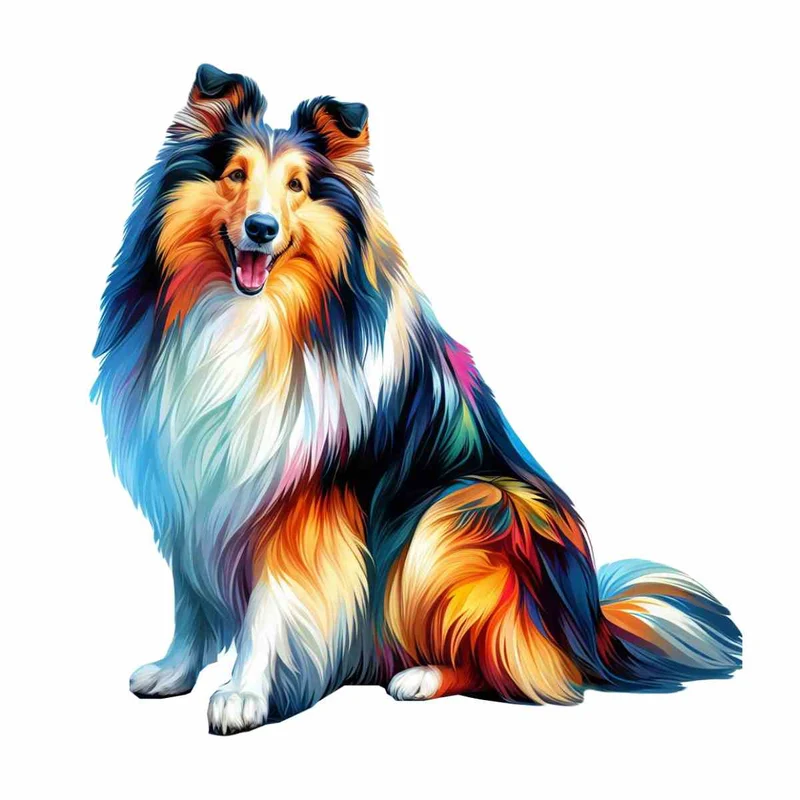 Collie / Rough Collie Hund - Pussel