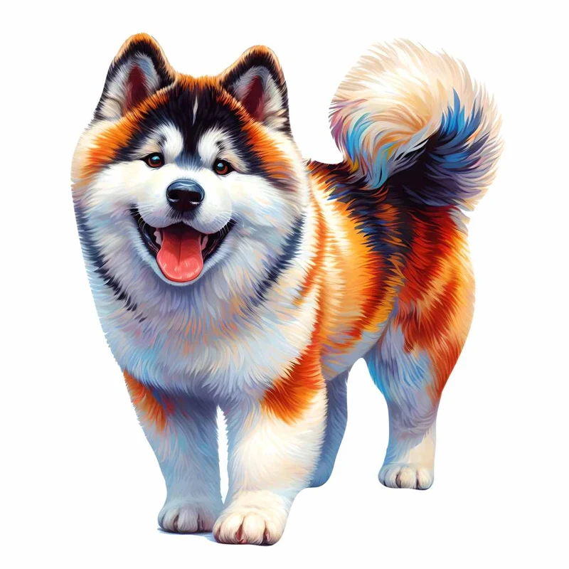 Akita Hund - Pussel
