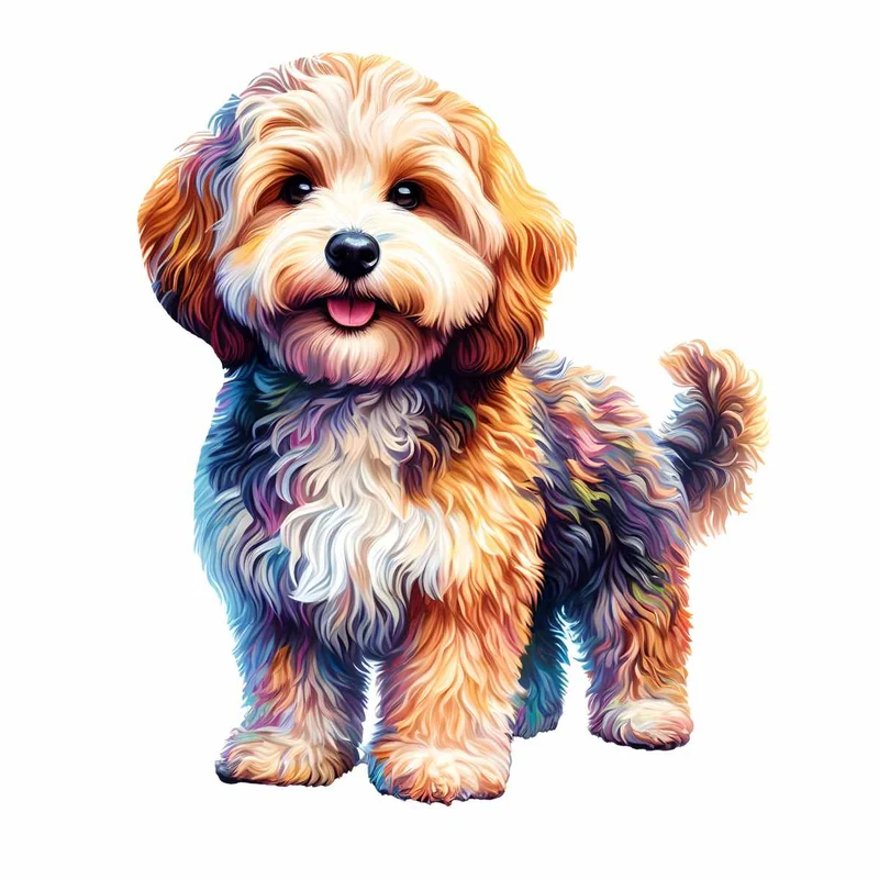 Cavoodle Hund - Pussel
