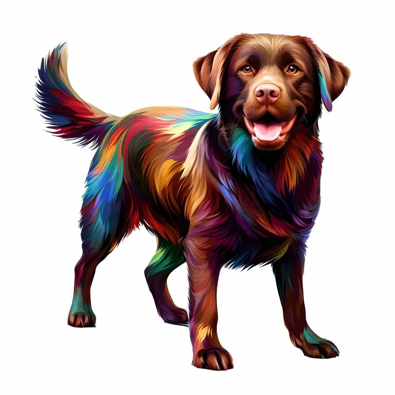 Choklad Labrador Retriever Hund - Pussel