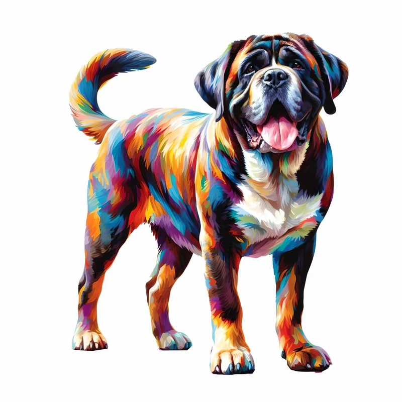 Mastiff Hund - Pussel
