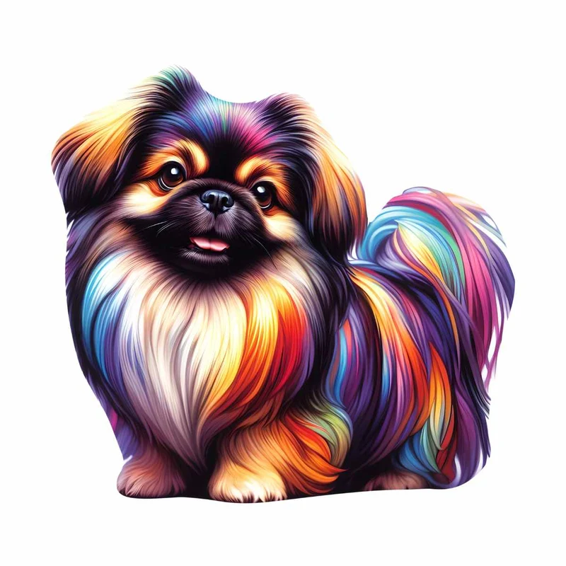 Pekingese Hund - Pussel